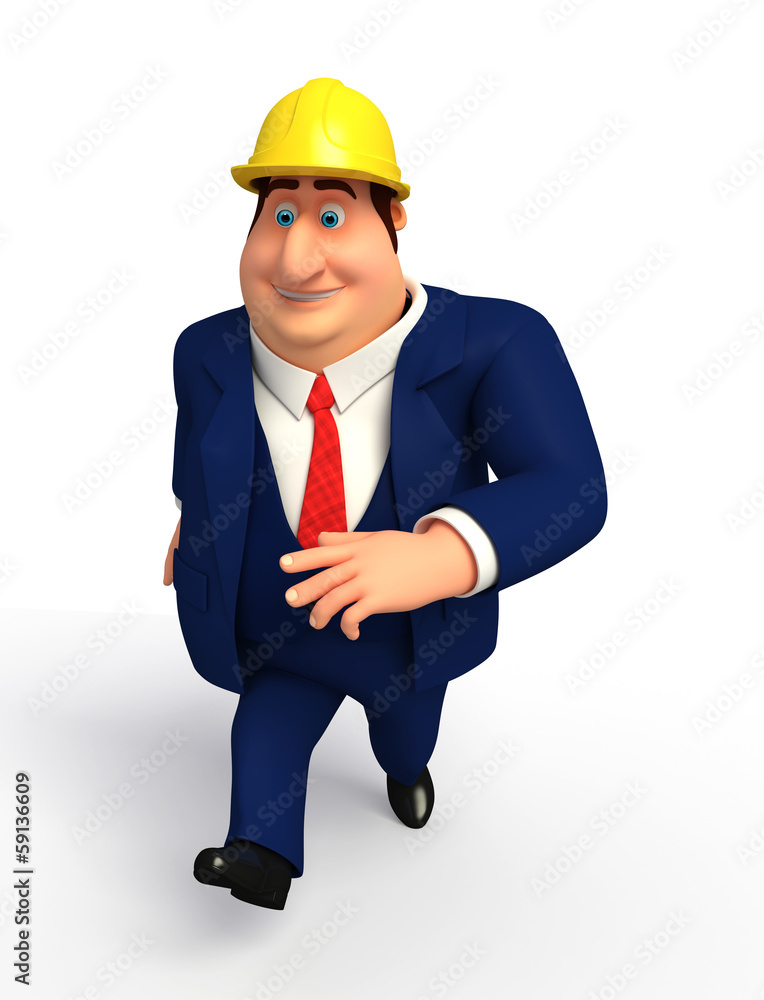 Engineer is running Engineer is running