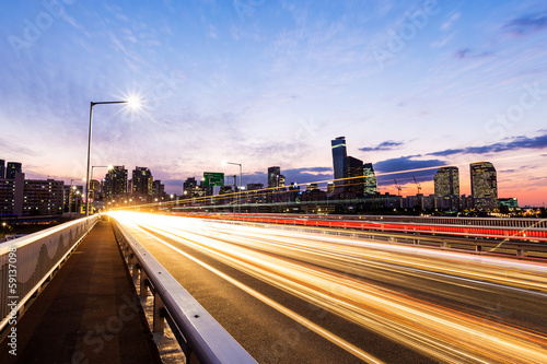 Traffic in Seoul city