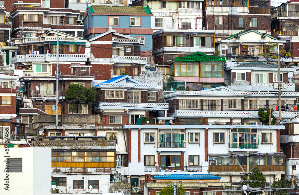 Residential district in Seoul