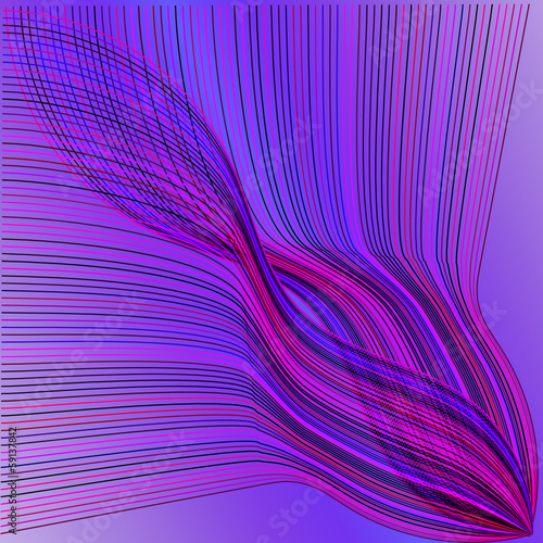 phantasievolles Linienmuster
