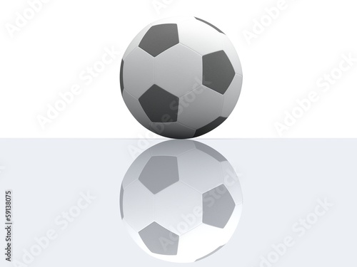 Soccer football ball isolated. 3D.