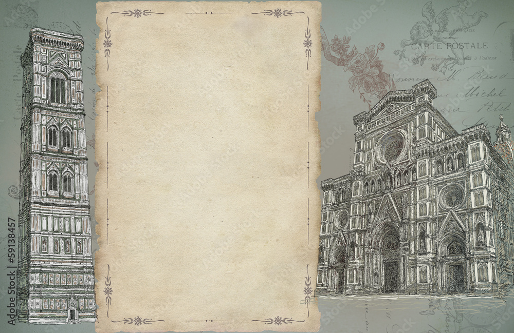 Obraz premium Santa Maria del Fiore in Florence, Italy