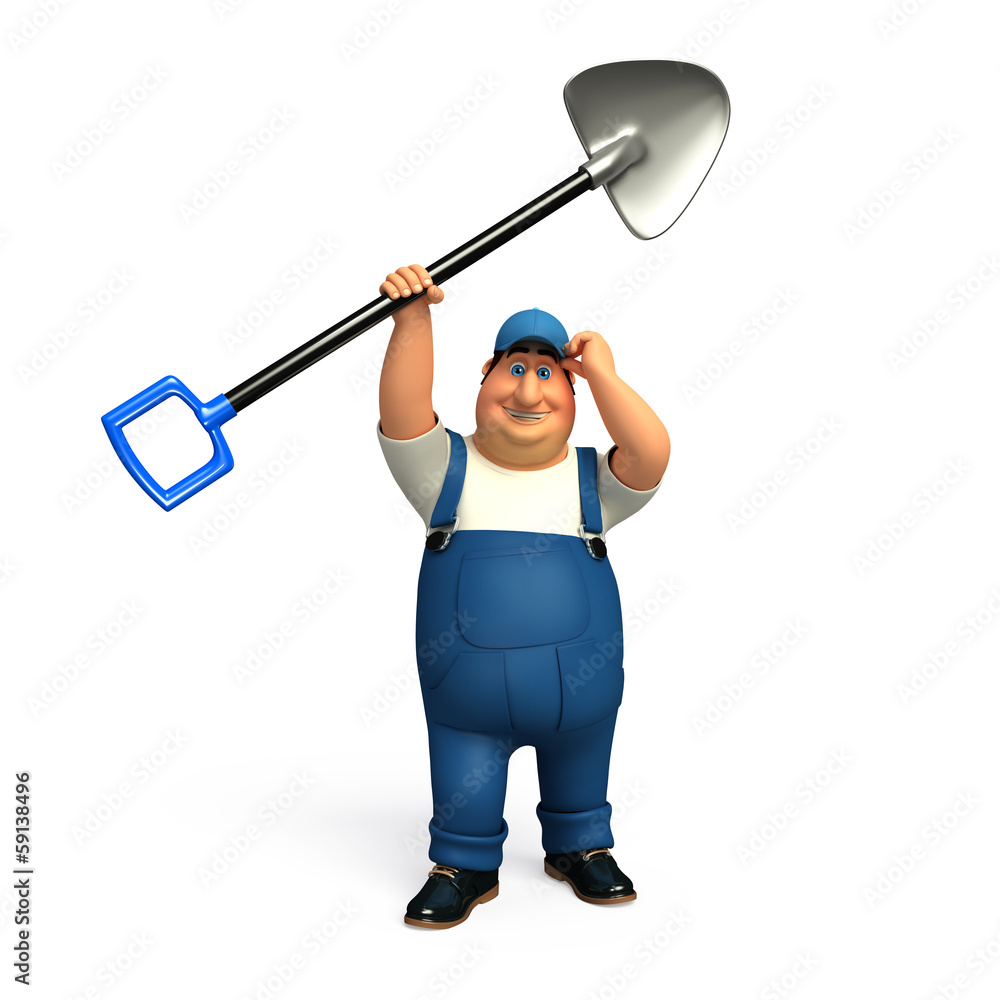 Plumber  with Spade