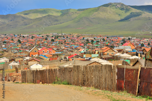 Poor households in outskirts of Ulaanbaatar, Mongolia