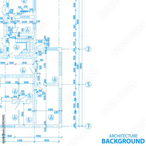 Detailed architectural project