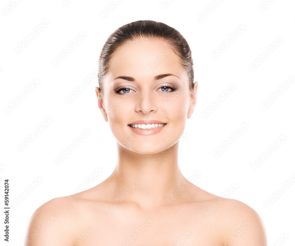 Beauty portrait of a young and attractive woman in makeup Beauty portrait of a young and attractive woman in makeup