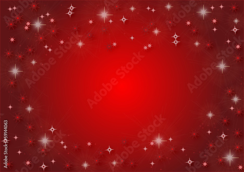 weihnachtlicher Hintergrund mit leuchtenden Sternen