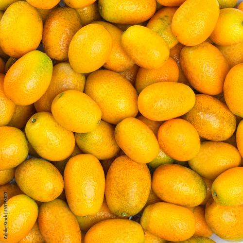 Ripe orange kumquat