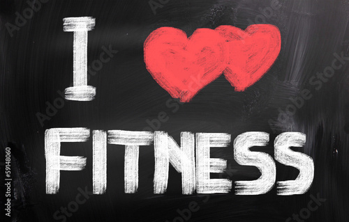 I Love Fitness Concept