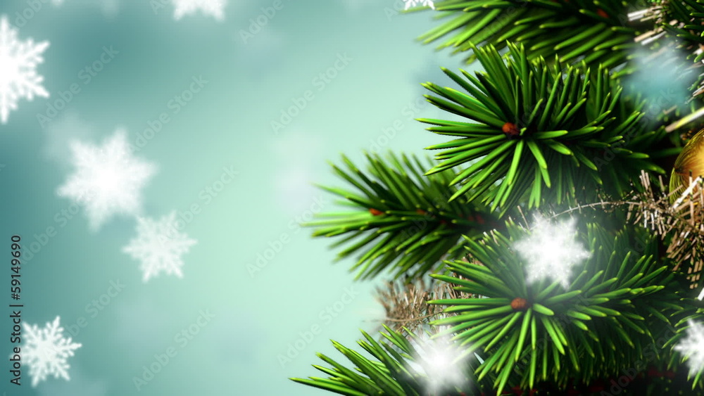 beautiful Christmas background, seamless loop beautiful Christmas background, seamless loop