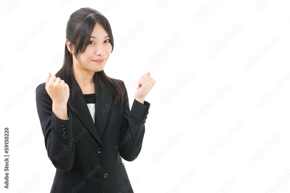 asian businesswoman on white background asian businesswoman on white background