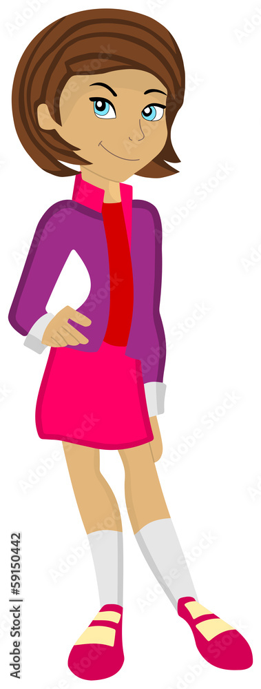 a teenage girl with beautiful clothes posing a teenage girl with beautiful clothes posing
