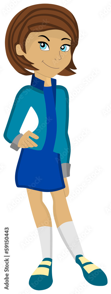 a teenage girl with beautiful clothes posing a teenage girl with beautiful clothes posing