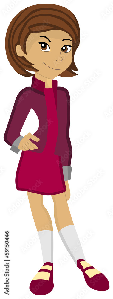 a teenage girl with beautiful clothes posing a teenage girl with beautiful clothes posing