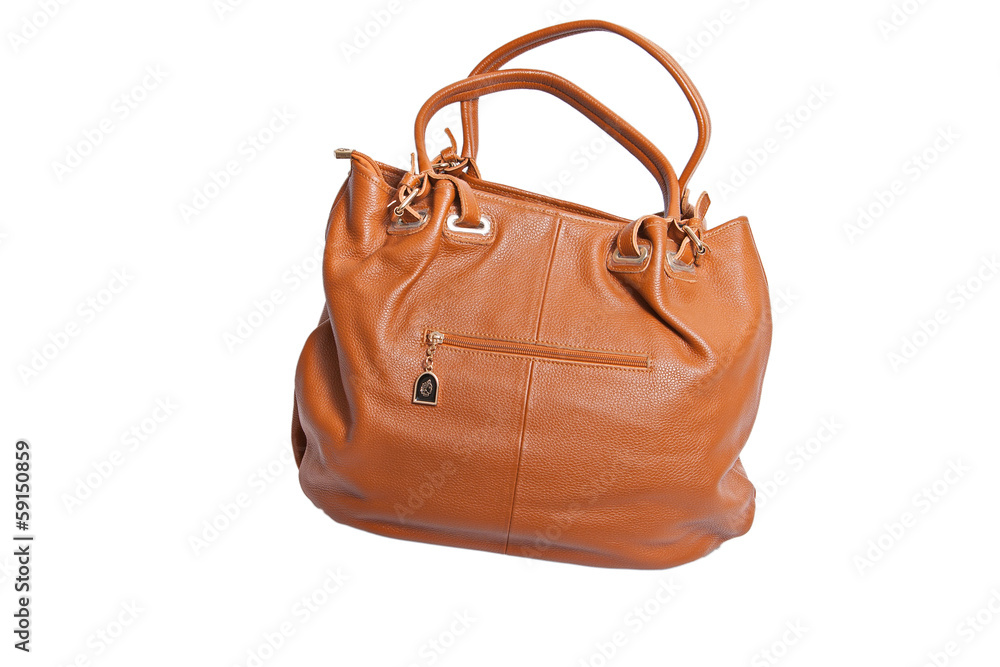 Women's handbag on white background Women's handbag on white background