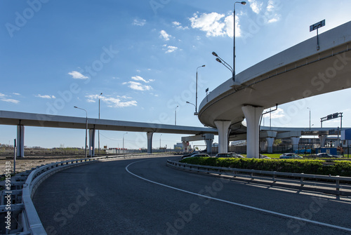 Картината върху платно Elevated road