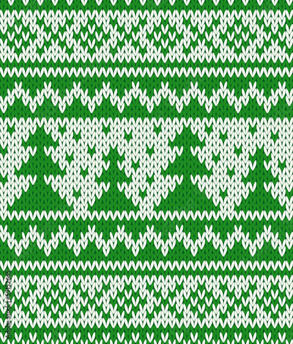 Knitted seamless pattern