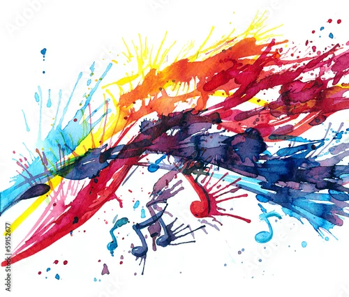 Obraz muzyka abstrakcyjna