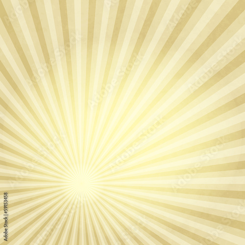 Old paper with gold rays