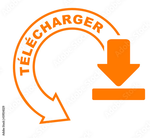 télécharger flèche orange