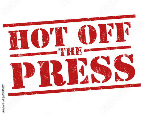Hot Off The Press stamp