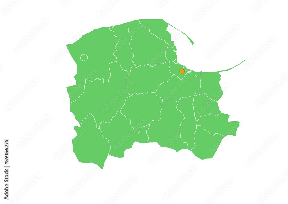 Administracyjna mapa województwa Administracyjna mapa województwa