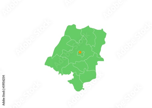 Administracyjna mapa województwa 