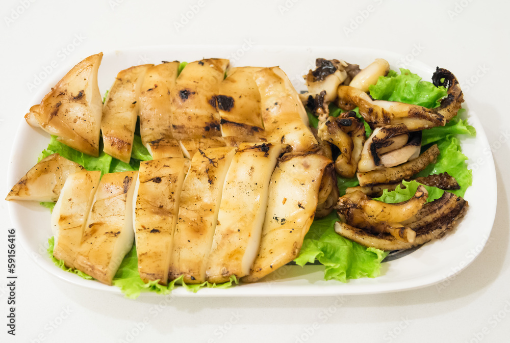 Grilled cuttlefish Grilled cuttlefish