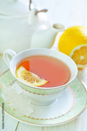 tea with lemon