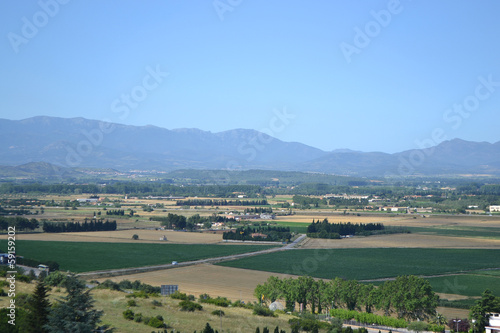 Summer landscape near Figueres