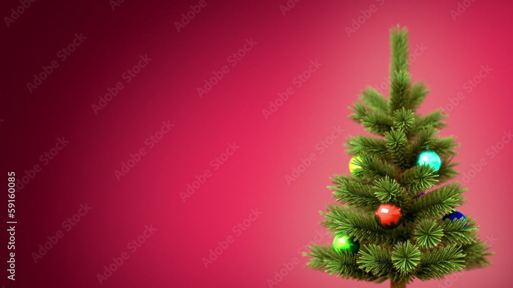Christmas tree background, seamless loop Christmas tree background, seamless loop