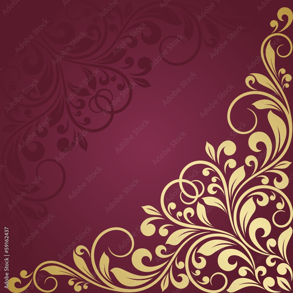 Floral greeting card Floral greeting card