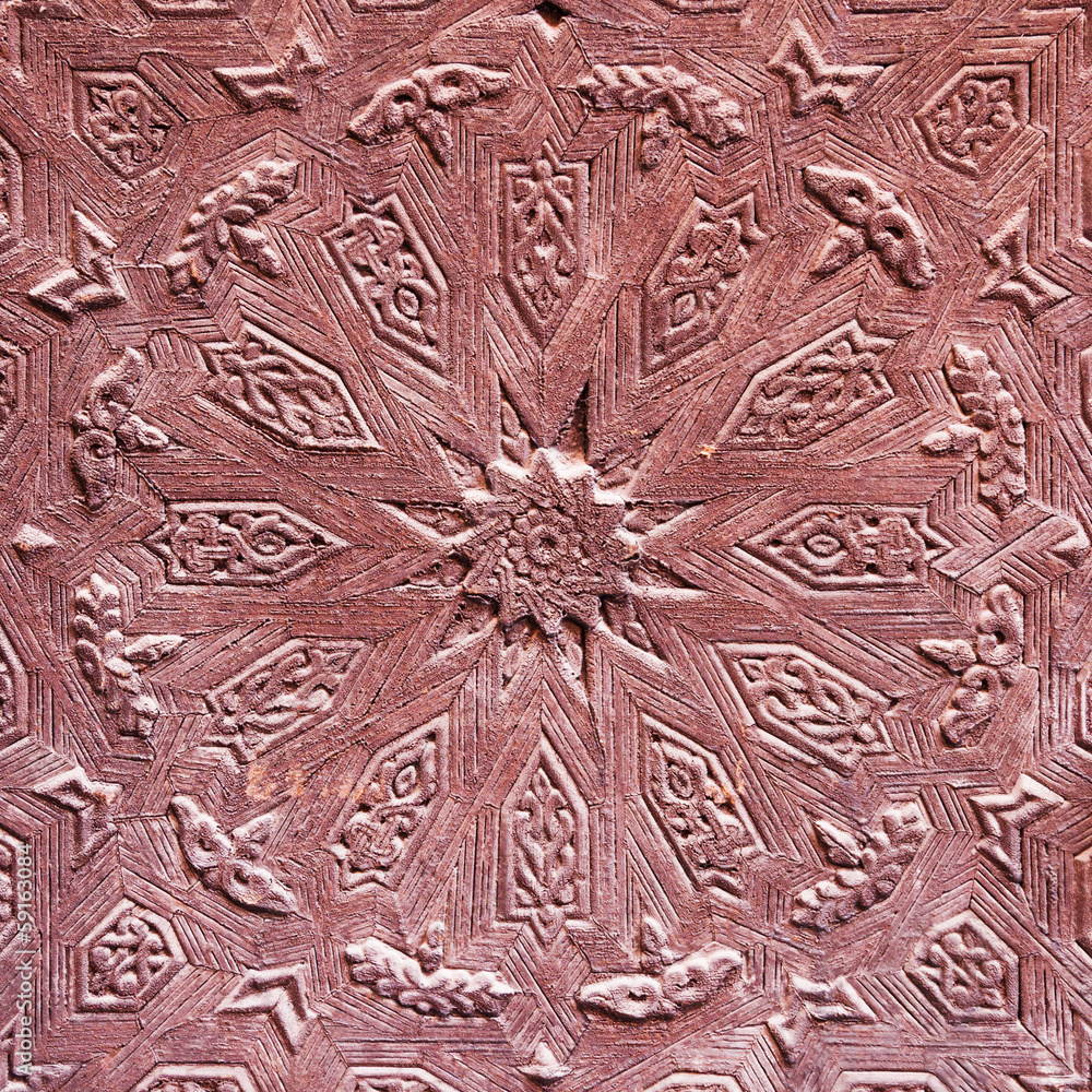 Detail einer Türe aus Marrakesch
