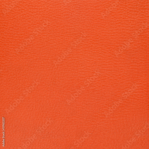 Orange leather