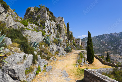 Old fort in Klis, Croatia