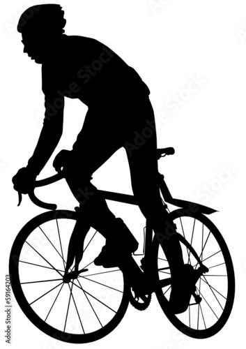 Man of bike