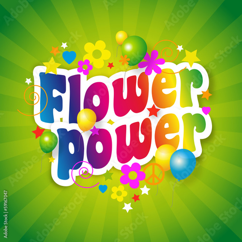 Obraz na płótnie Flower power