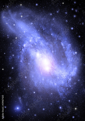 Obraz na płótnie galaxy in a free space w salonie