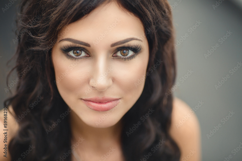 Fototapeta premium Photo of beautiful young woman. Vintage style. Fashion photo