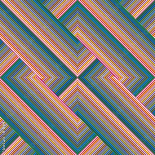 Modern Zen pattern symbolizing peace in mind