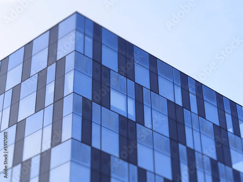 Modernes Bürogebäude im Glasdesign