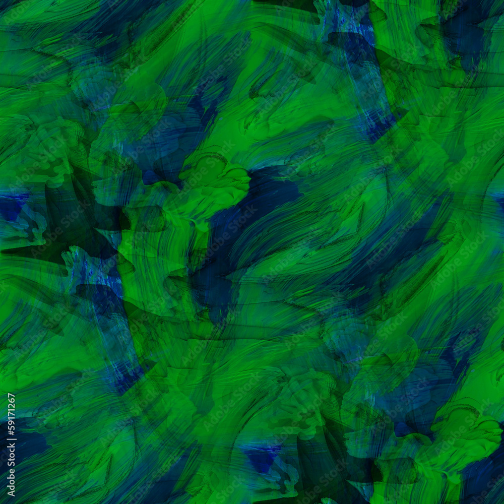 art blue, green seamless texture watercolor