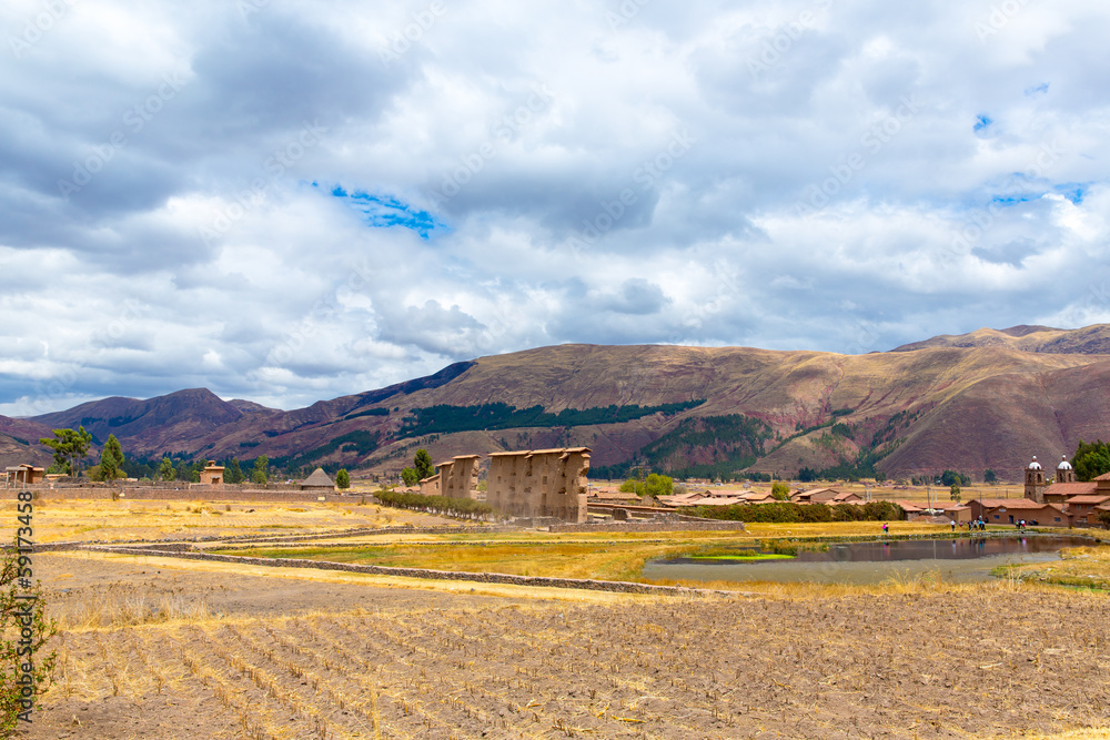Raqchi, Inca archaeological site in Cusco, Peru