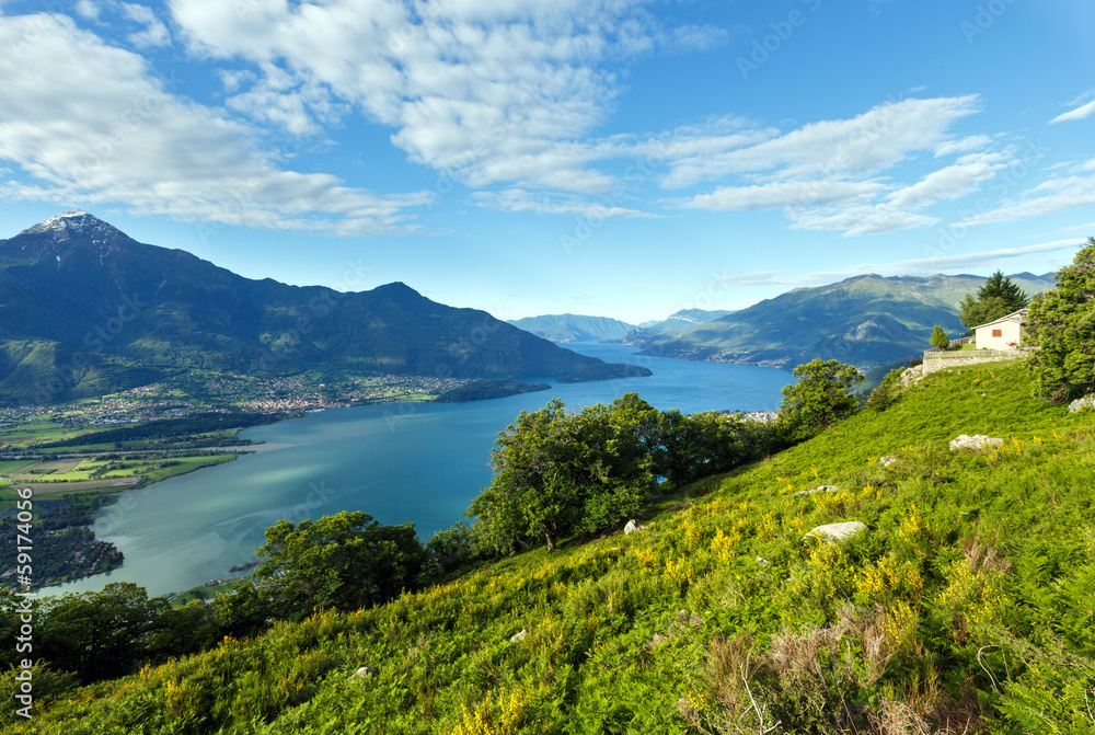 Lake Como view (Italy)