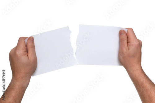 Εκτύπωση καμβά Tearing Paper