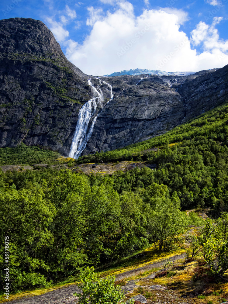 Fototapeta premium Briksdalsbreen glacier, Norway