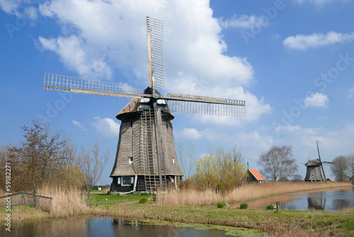 Landschaft in Nordholland nahe  der Käsestadt Alkmaar photo