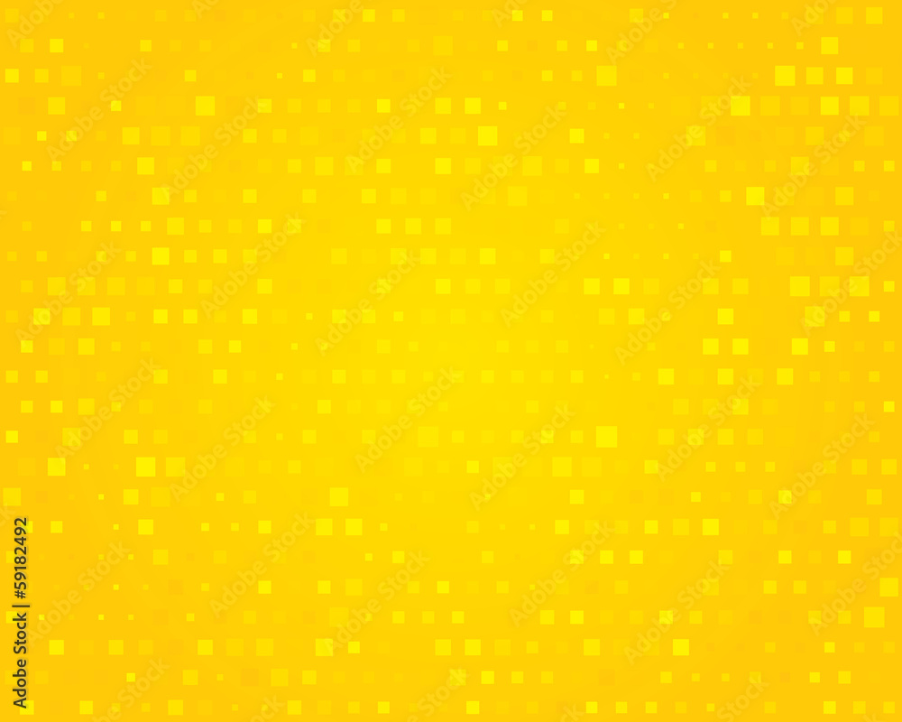 Yellow background. Illustration.