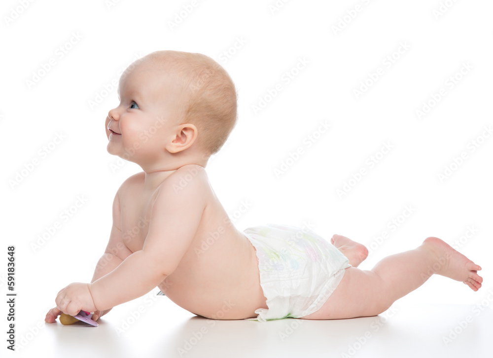 6 month infant child baby boy lying happy smiling 6 month infant child baby boy lying happy smiling