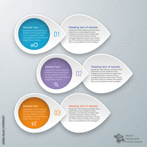 Infographics Web Banner & Label Design